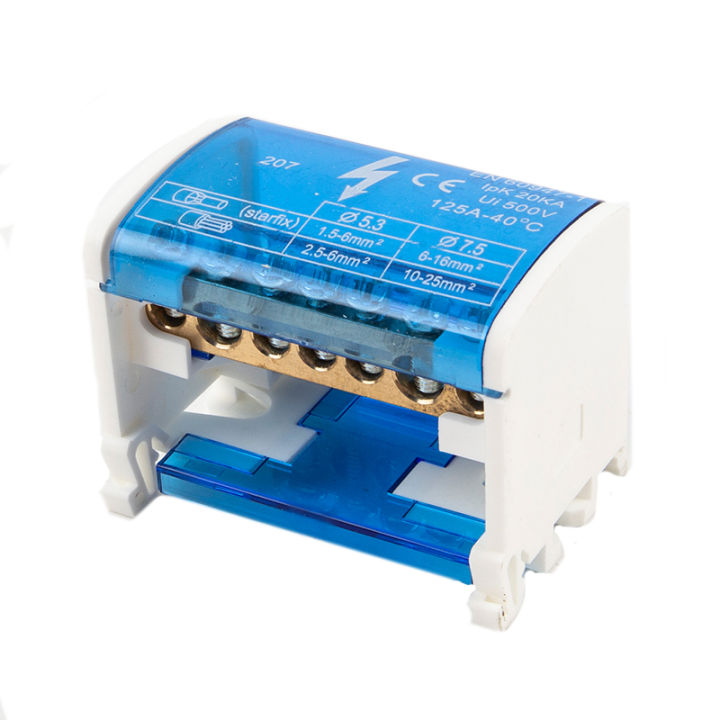 lowest-price-mh-din-rail-terminal-block-wkh207-power-distribution-box-modular-connection-block