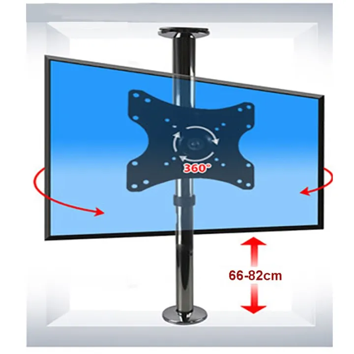 BG11S NEW 360 Rotate Stainless Steel 1940 Inch LCD TV Stand Mount