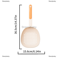 Star ช้อนตักทำพาสต้าในครัวแบบไม่รั่วหูจับยาวทำสปาเก็ตตี้ทนอุณหภูมิสูง