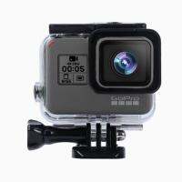 [COD] สำหรับ Gopro อุปกรณ์เสริมชุดไปโปรฮีโร่7 6 5ชุด EVA กรณีฟิล์มนิรภัยกันน้ำที่อยู่อาศัยสีแดงกรองกรอบซิลิโคนป้องกัน