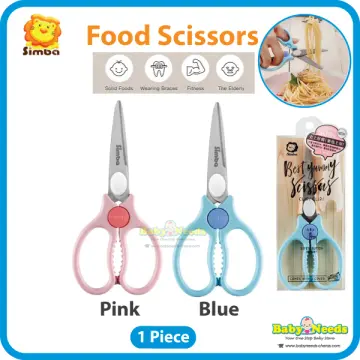 Simba Premium Portable Safety Food Scissors (Pink)