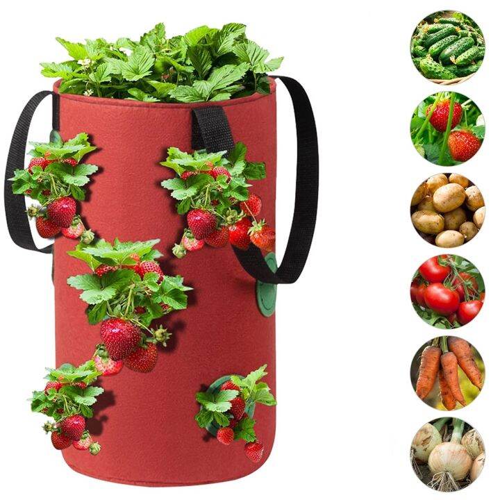 garden-planting-bag-strawberry-grow-bag-3l-multi-mouth-vertical-flower-herb-tomato-planter-bag-garden-decoration