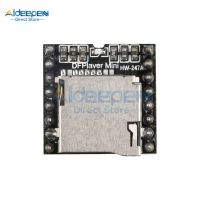 Dfplayer บอร์ดโมดูลเครื่องเล่น Mp3ขนาดเล็ก Mp3เสียงบอร์ดสำหรับ Arduino รองรับ Tf Card U-Disk Io/serial Port/ad