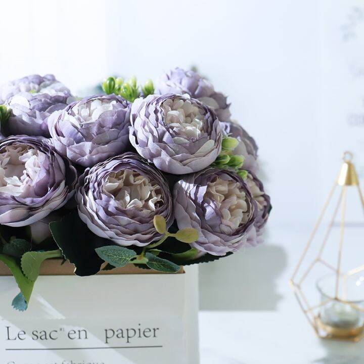 a-shack-ดอกกุหลาบที่สวยงามดอกโบตั๋นประดิษฐ์ดอกไม้ผ้าไหมช่อดอกไม้-diy-งานแต่งงานอุปกรณ์ตกแต่งบ้านดอกไม้ปลอม-scraft