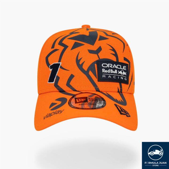 Red Bull Racing Max Verstappen Orange Lion Driver Cap Limited Edition Official F Merch