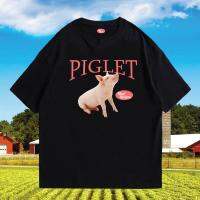 PIGLET  ผ้าCotton 100% ผ้าดีมากก มีขาวและดำ  ทั้งทรงปกติและ OVERSIZE