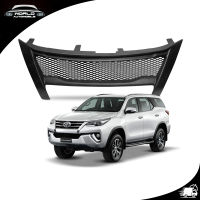 กระจังหน้า ตาข่าย V1 หน้ากระจัง โตโยต้า ฟอร์จูนเนอร์ สี ดำด้าน Toyota fortunerจำนวน 1ชิ้น 4ประตู ปี2016-2017 ขนาด มีบริการเก็บเงินปลายทาง