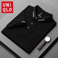 Uniqlo เสื้อยืดโปโล แขนสั้น ผ้าฝ้าย แบบแห้งเร็ว ลําลอง แฟชั่นฤดูร้อน สไตล์สปอร์ต สําหรับผู้ชาย