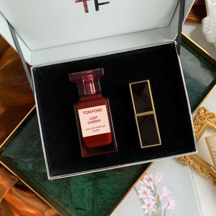 Tom Ford Limited Gift ~ Lost Cherry EDP (50ml) & Lipstick Impassioned (No 80) | Lazada Singapore