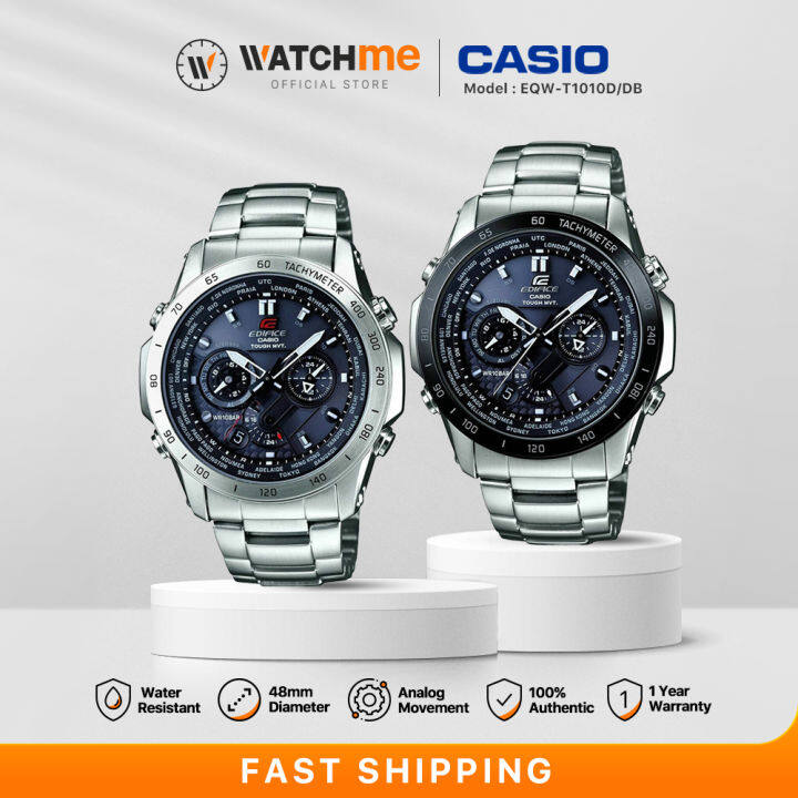 CASIO EDIFICE EQW-T1010 Fashion Business Analog Men Watch Water