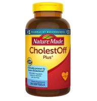 Nature made ,CholestOff Plus with Plant Sterols &amp; Stanols 900mg 210 Softgels( Drk-pupu 01)