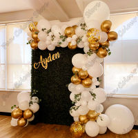 White Confetti Gold Birthday Party Latex Balloons Wedding Backdrop Garlands Arch Kits Baby Shower Decoration Vacation Atmosphere