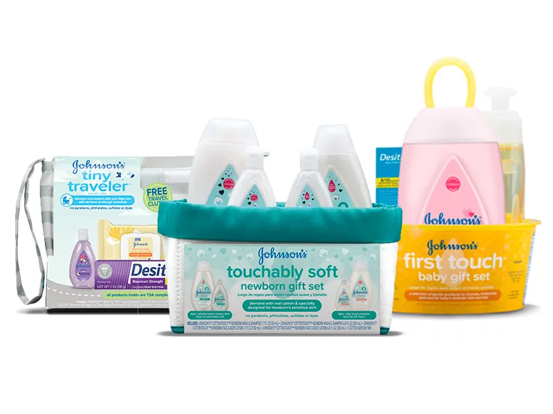 Johnson's Bath Discovery Baby Gift Set, Baby Bath Essentials For