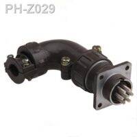 P20 7-core 10A aviation plug connector P20J11S P20K11A P20K11S P20J11A positive and negative mounting elbow H02