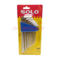 ประแจตัวแอล ประแจหกเหลี่ยม 10 ชิ้น หัวตัด SOLO No.906 MM