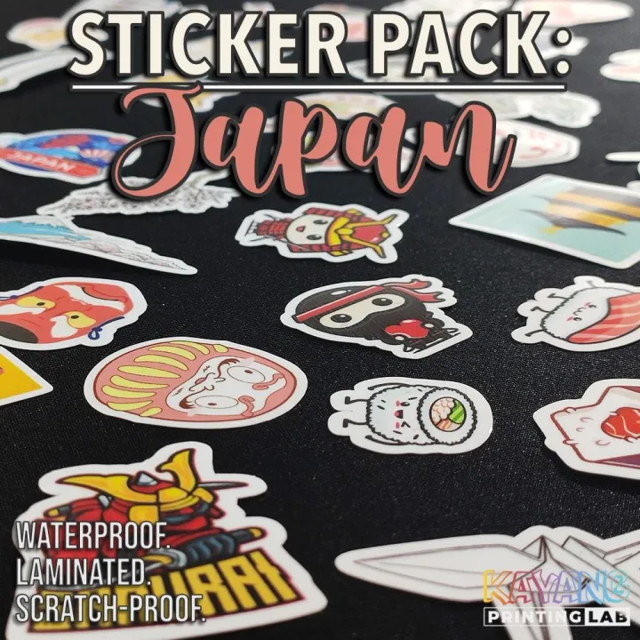 Japan Vinyl Sticker Set [50pcs] Lazada PH