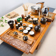 Bàn trà điện thông minh cao cấp tích hợp bếp điện pha trà tự động kèm ấm