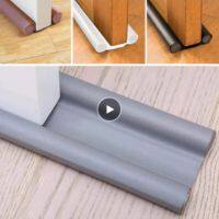 Waterproof Seal Strip Draught Excluder Stopper Door Bottom Guard Double 93/95x10cm Silicone Rubber Dustproof Soundproof Strips