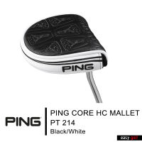 PING HEAD CORE HC MALLET PT 214  สี  BK/WH PING HEAD COVER 214 ปลอกหัวไม้กอล์ฟ ปลอกหุ้มหัวไม้กอล์ฟ