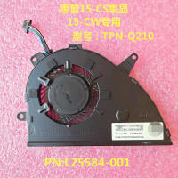 พัดลมซีพียูเย็นคอมพิวเตอร์สำหรับ HP TPN-Q210 15-CS 15-CW L25584-001 NS85B00-17K2 4หม้อน้ำพัดลมทำความเย็น Penggantian Bahagian Laptop Baru