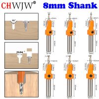 8mm Shank HSS งานไม้ Countersink Router Bit Screw Extractor Remon Demolition สําหรับเครื่องตัดมิลลิ่งไม้