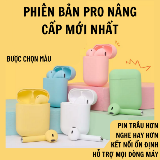 Tai nghe bluetooth phiên bản pro nâng cấp chip mạnh mẽ, nút cảm ứng - ảnh sản phẩm 1