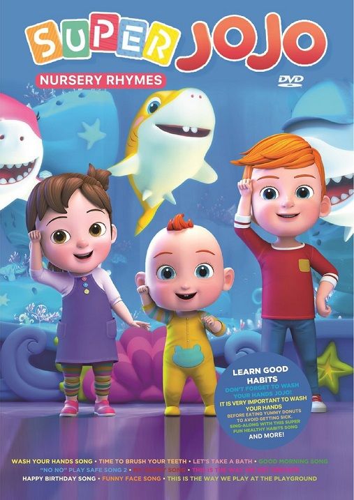 Super JoJo Nursery Rhymes DVD Learn Good Habits Children Songs | Lazada