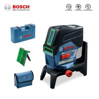 Bosch ระดับเลเซอร์แบบมืออาชีพ GLL 2-50CG 3เส้นสีเขียวแนวตั้งและแนวนอนเส้นโปรเจคเตอร์เครื่องมือวัดของตกแต่งบ้าน