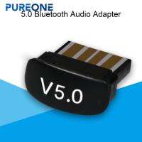 Pureone JM-5.0-018อะแดปเตอร์เสียบบลูทูธ,ตัวแปลงขนาดเล็ก USB ไร้สายบลูทูธ5.0สำหรับคอมพิวเตอร์เครื่องส่งสัญญาณบลูทูธที่มีประโยชน์