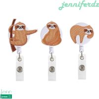 [NEW EXPRESS]♗ JENNIFERDZ Lovely ID Badge Holder Bradypod Name Tag Card Office Supplies Nurse Doctor Durable Sloth Business Clip