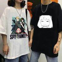 [หรูหรา] ญี่ปุ่น Spy X ครอบครัว Anya อะนิเมะเสื้อยืดผู้ชายฤดูร้อนแขนสั้นชายท็อปส์ลำลองฮาราจูกุแฟชั่น U Nisex Streetwear เสื้อผ้า