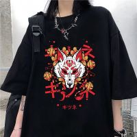 Womens T-Shirt Summer Loose Fashion Woman Blouses 2022 T Shirt Cal Short Sleeve Cat Japanese Anime Print Clothing Tops y2k