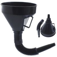 Car Filling Funnel With Extension Hose Pour Oil Tool Motorcycle Diesel Gasoline Tool Truck Spout Filter Oil filling Equipment