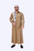 Jalabiyat Ramadan 2023ใหม่ Abayas มุสลิม Thobe สำหรับผู้ชายแฟชั่นเสื้อคลุมสีทึบอิสลาม Jua คอตั้งอาหรับโมร็อกโก