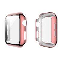 สำหรับนาฬิกา Apple ชุด5 &amp; 4 40มม. Casing PC ไฟฟ้า + ฝาครอบป้องกันฟิล์มกันรอยกันกระแทกแบบบูรณาการ