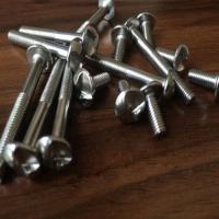 M6 Stainless Steel One-way Screw S-type Anti Theft Disassembly Guard Rail Bolt M6x80mm 2Pcs