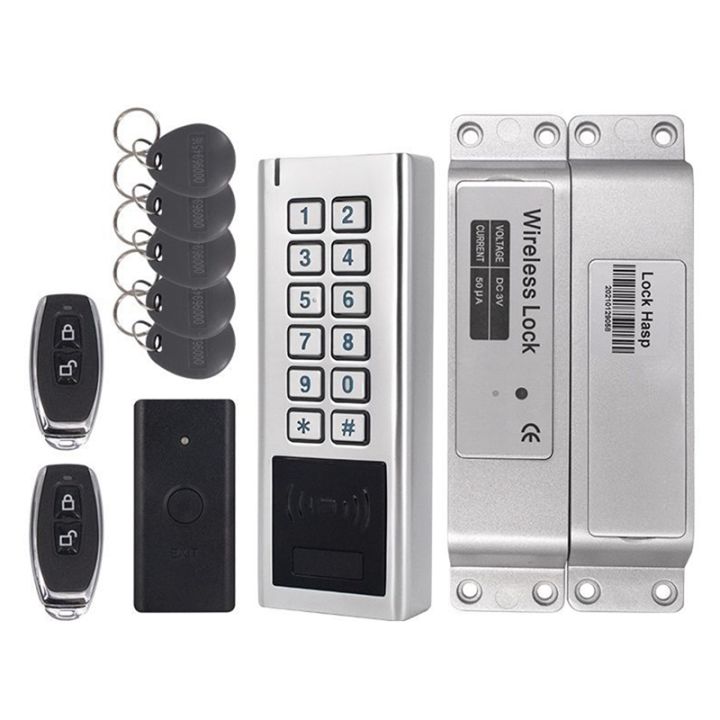 outdoor-smart-door-lock-kit-diy-password-swipe-card-access-control-all-in-one-machine-waterproof-access-control-system