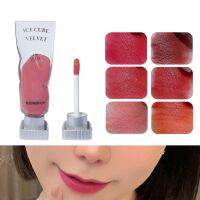 6 Colors Ice Cube Velvet Lip Glaze Liquid Matte Lipstick Waterproof Long Lasting Non stick Cup Lip Gloss Makeup Lips Tint Clay