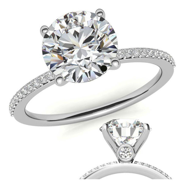 solid-14k-white-gold-three-stone-moissanite-engagement-ring-for-women-with-center-round-moissanite-and-side-pear-shaped