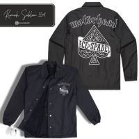 Coach MOTORHEAD Jacket logo Writing ACE OF SPADES band METAL music HEAVY METAL CORE music VINTAGE bootleg concept design Parachute Jacket uni waterproof windbreakers Black windbreakers outdoor Training