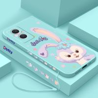 [ฟรีสาย + COD] OPPO Reno8Z Reno 8Z 5G สไตล์ Stellalou ยางฝาครอบโทรศัพท์ Matted Liquid Silicon Case Lanyard ปลอก