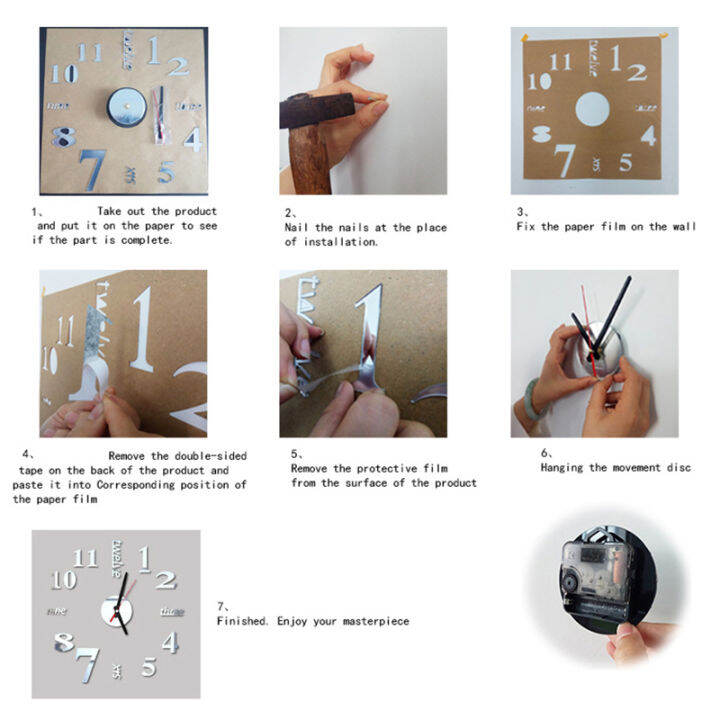 cod-ความต้องการควอตซ์ของตกแต่งบ้านทำด้วยมือทำครัว-diy-การออกแบบดิจิทัลสติกเกอร์นาฬิกาแขวนทันสมัย