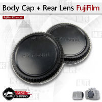 MLIFE - ฝาปิดท้ายเลนส์ Body Cap &amp; Rear Lens Cap ฝาปิดบอดี้ ฝาปิดหน้ากล้องสำหรับ กล้อง Fujifilm - FX-mount Body and Rear Lens Cap for Fujifilm