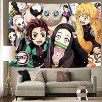 Demon Slayer Tapestrys Demon Slayer Poster Anime Decor The Living Room Wall Tapestry Bedroom Kawaii Room Decor Anime Tapestry Tapestries Hangings