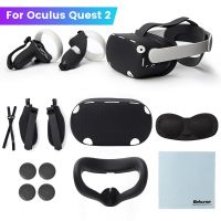 VR Touch Controller Shell Lens Rod Cap Handle Grip Protective Cover Set For Oculus Quest 2 VR Case Accessories