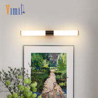 Vimite LED Modern Wall Light 12W 16W Stainless Steel Waterproof Bathroom Makeup Light Warm White Decoration Lighting Lamp for  Bathroom Bedroom Living Room