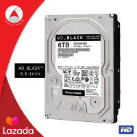 WD Black 6TB HDD สำหรับเกมส์ เกมเมอร์ Harddisk (WD6003FZBX) Gaming Hard Drive ฮาร์ดดิสก์ 3.5 นิ้ว เย็นจัดและเงียบ HDD BLACK 6TB 7200RPM SATA3(6Gb/s) 256MB ประกัน Synnex 5 ปี internal ฮาร์ดดิส harddrive ฮาร์ดไดรฟ์ wd internal game mac pc internal harddisk