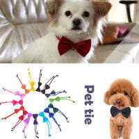 DySunny โบสำหรับสุนัขสัตว์เลี้ยง Tie ปรับ Bowtie Collar เนคไทสุนัข Pet Grooming อุปกรณ์เสริม