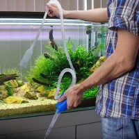 【cw】 Aquarium Siphon Cleaner Syphon Semi-automatic Change Changer Gravel Filter Accessories ！