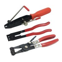 {7ho car tools} 3Pcs Cv Joint Boot Clamp Pliers Car Banding Hand Tool Kit Set For Use Multifunctional With Coolant Hose Fuel Hose Clamps Tools